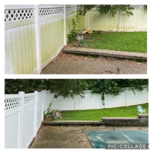 Fence Cleaning Power Washing